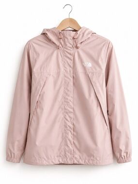 The North Face DryVent Hooded Rain Jacket Blush Pink Large